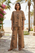 Load image into Gallery viewer, Botanical Print Linen-Blend Co-Ord Set (Multiple Pattern Options)
