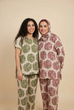 Load image into Gallery viewer, Floral Print Modest Loungewear Set (Multiple Pattern Options)
