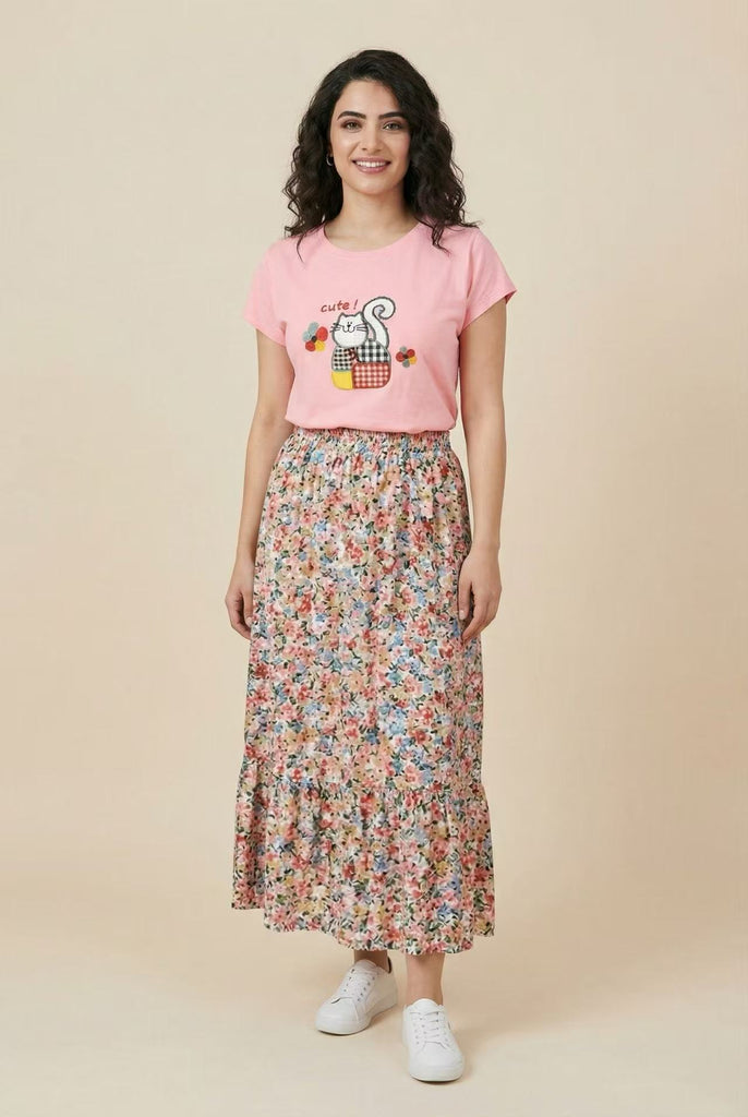 The Patchwork Cat Graphic Tee