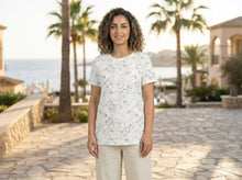 Load image into Gallery viewer, The Playful Bear &amp; Bunny Allover Print Tee