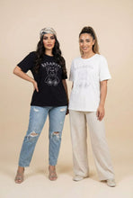 Load image into Gallery viewer, Bear &amp; Letter Rhinestone Short-Sleeve Tee (Multiple Color Options)