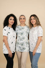 Load image into Gallery viewer, The Playful Bear &amp; Bunny Allover Print Tee