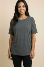 Load image into Gallery viewer, The Tonal Stripe Easy-Fit Crew Neck Tee (Multi-Color Options)