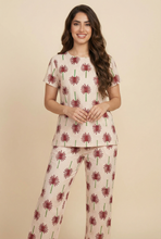 Load image into Gallery viewer, Palm Tree-Pattern Modest Loungewear Set (4 Color Options)