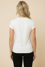 Load image into Gallery viewer, Crown &amp; Monogram Diamond-Embellished Tee (4 Color Options)