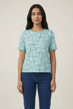 Load image into Gallery viewer, Geo-Line Print Short-Sleeve Tee (Multiple Color Options)