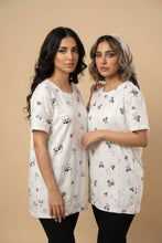 Load image into Gallery viewer, The Playful Bear &amp; Bunny Allover Print Tee