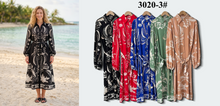 Load image into Gallery viewer, Belted Floral Print Shirt Midi Dress (3 Print Patterns &amp; Multi-Color Options)