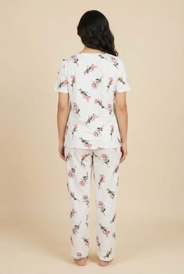 Modest Floral Print Loungewear Set (Multiple Pattern Options)