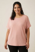 Load image into Gallery viewer, The Easy-Fit Vertical Ribbed Crew Neck Tee (Multi-Color Options)