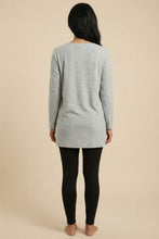 Load image into Gallery viewer, The Textured Pink Bow Longline Tunic (Multi-Color Options)