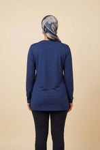 Load image into Gallery viewer, Side Split Embroidered Long-Sleeve Top (Multiple Colors Available)
