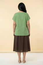 Load image into Gallery viewer, Embroidered Folk-Pattern Blouse (4 Color Options)