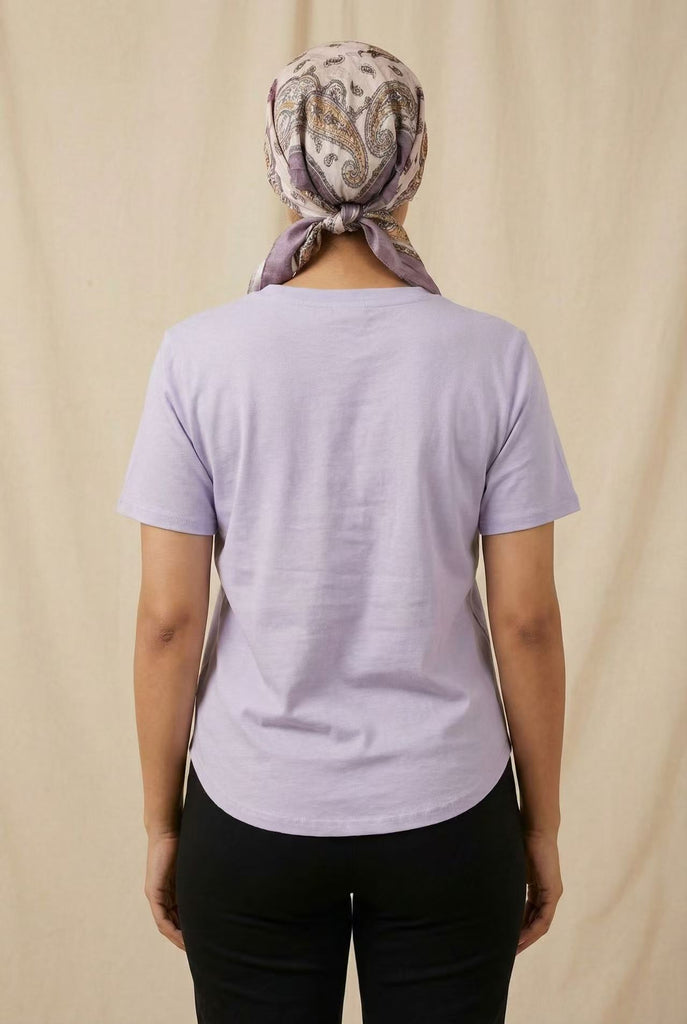Curved Hem Cartoon Print Short-Sleeve Tee (Multiple Styles Available)