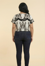Load image into Gallery viewer, Bohemian Tribal-Print Tunic Blouse (4 Color Options)