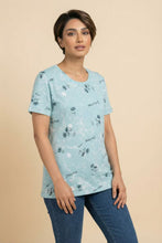 Load image into Gallery viewer, Botanical Script Print Short-Sleeve Tee (4 Color Options)
