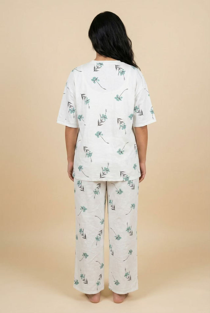 Botanical Print Modest Loungewear Set (Multiple Pattern Options)