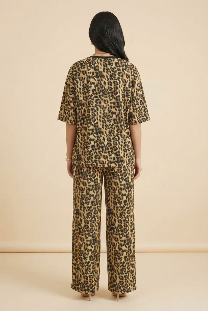 Leopard Print Modest Co-Ord Set (Multiple Pattern Options)