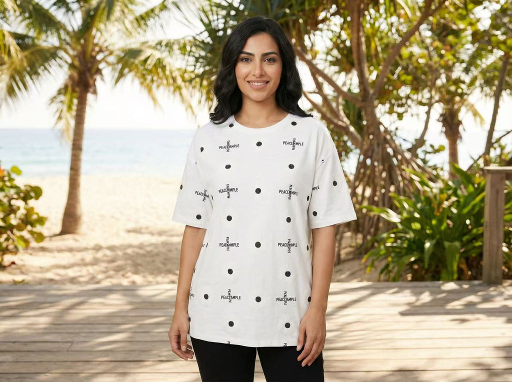 Oversized All-Over Print Short-Sleeve Tee (Multiple Styles Available)