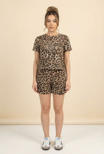 Load image into Gallery viewer, Leopard Print High-Waisted Short Co-Ord Set (Multiple Pattern Options)