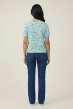 Load image into Gallery viewer, Geo-Line Print Short-Sleeve Tee (Multiple Color Options)