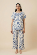 Load image into Gallery viewer, Mosaic-Pattern Modest Loungewear Set (2 Color Options)