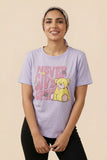 Curved Hem Cartoon Print Short-Sleeve Tee (Multiple Styles Available)