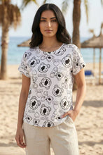 Load image into Gallery viewer, The Playful Sketch Teddy Bear All-Over Print Tee
