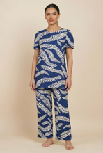 Load image into Gallery viewer, Tropical Fern-Pattern Modest Loungewear Set (4 Color Options)