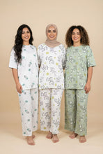 Load image into Gallery viewer, Botanical Print Modest Loungewear Set (Multiple Pattern Options)