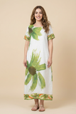 Brushstroke Floral Maxi Dress (3 Color Variants)