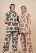 Load image into Gallery viewer, Floral Print Modest Loungewear Set (Multiple Pattern Options)