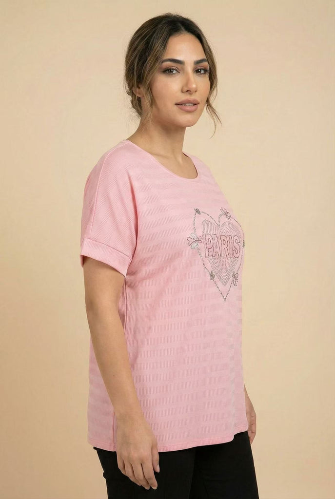The Textured Dolman Sleeve Relaxed Tee (Multi-Color Options)