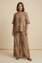 Load image into Gallery viewer, Botanical Print Linen-Blend Co-Ord Set (Multiple Pattern Options)