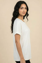 Load image into Gallery viewer, The Ribbed Dolman Sleeve Relaxed Tee (Multi-Color Options)