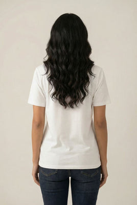 Whimsical Character Print & Bow-Appliqué Short-Sleeve Tee (Multiple Color Options)