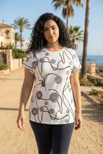 Load image into Gallery viewer, The Abstract Ripple Graphic Tee (2 Color Options)