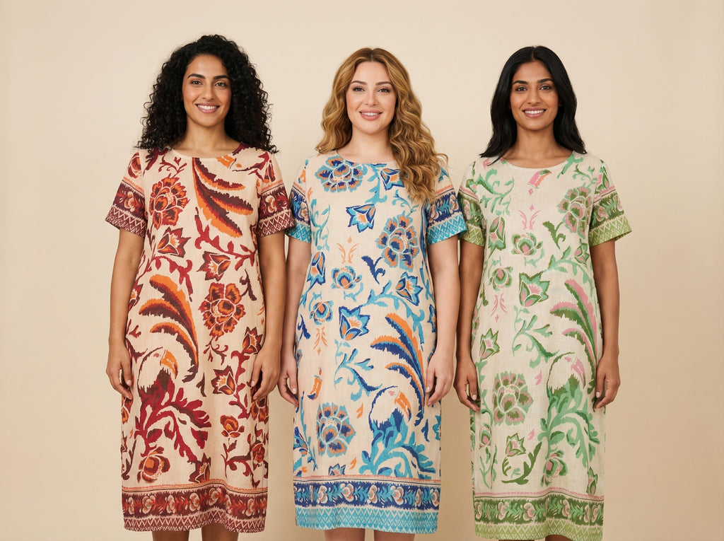 Bohemian Floral Maxi Dress (3 Color Variants)
