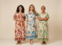 Load image into Gallery viewer, Bohemian Floral Maxi Dress (3 Color Variants)
