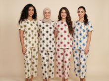 Load image into Gallery viewer, Palm Tree-Pattern Modest Loungewear Set (4 Color Options)