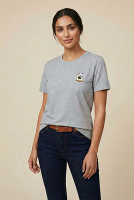 The Playful Panda Rocking Horse Graphic Tee