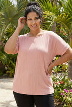 Load image into Gallery viewer, The Easy-Fit Vertical Ribbed Crew Neck Tee (Multi-Color Options)