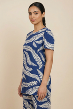 Load image into Gallery viewer, Tropical Fern-Pattern Modest Loungewear Set (4 Color Options)