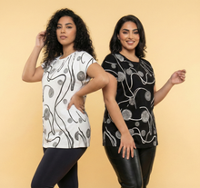 Load image into Gallery viewer, The Abstract Ripple Graphic Tee (2 Color Options)