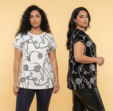 Load image into Gallery viewer, The Abstract Ripple Graphic Tee (2 Color Options)