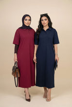 Load image into Gallery viewer, Belted Polo Neck Midi Dress (Multiple Colors Available)