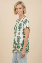 Load image into Gallery viewer, Bohemian Motif Relaxed Blouse (4 Color Options)