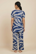 Load image into Gallery viewer, Tropical Fern-Pattern Modest Loungewear Set (4 Color Options)