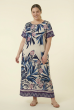 Load image into Gallery viewer, Tropical Botanical Maxi Dress (2 Color Options)