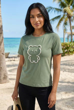 Load image into Gallery viewer, Pearl Embellished Short-Sleeve Tee (Multiple Colors Available)
